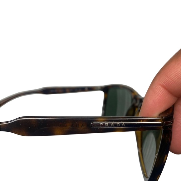 PRADA PR 18WS Sunglasses Tortoise/Green - Picture 8 of 12